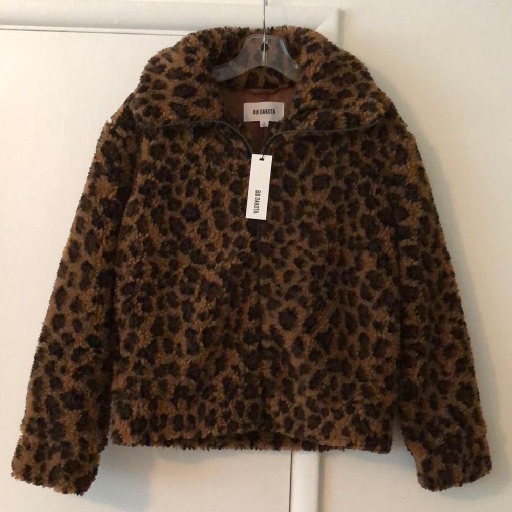 BB Dakota Leopard Print Jacket